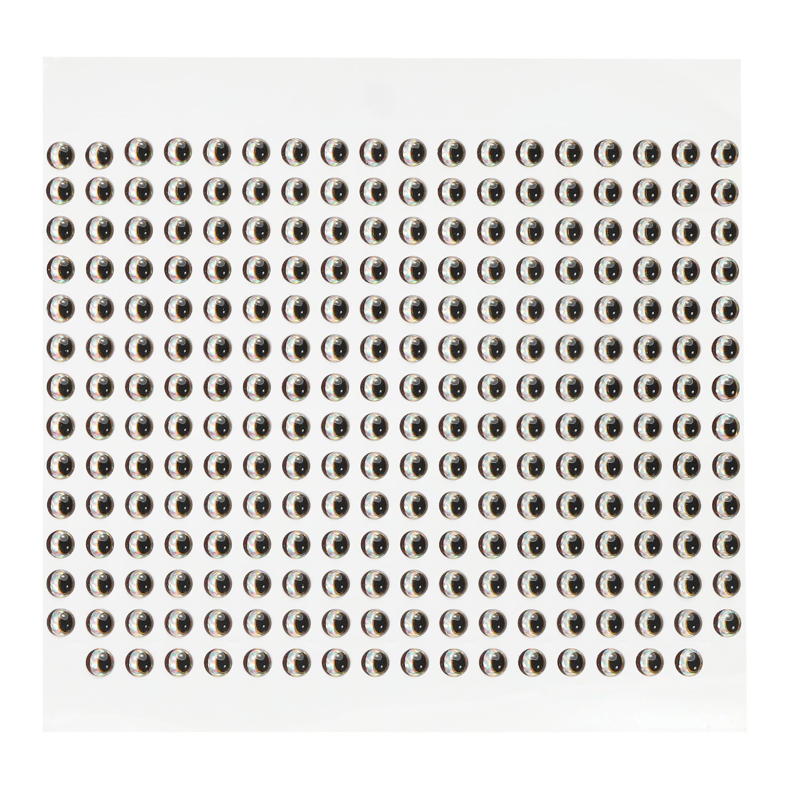 PATIKIL 300Pcs 4mm Fishing Lure Eyes Fly Tying Crafts for Fishing Baits DIY, Silver