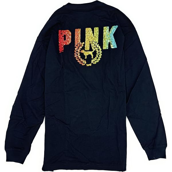 T-shirt Victoria’s Secret PINK Bling - Campus Oregon State Beavers, Pailleté, Avec étiquettes