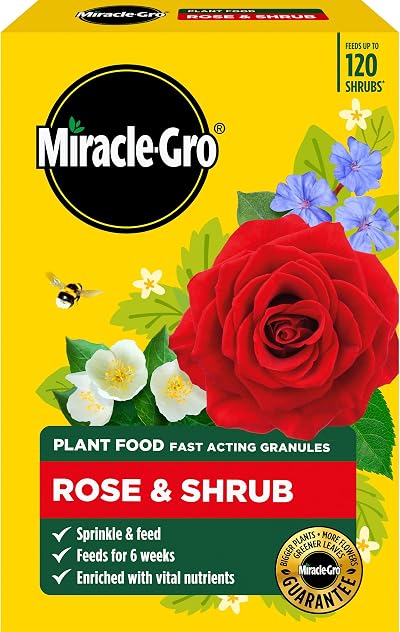 Miracle-Gro Rose and Shrub Fast Acting Granules Plant Food 3 kg