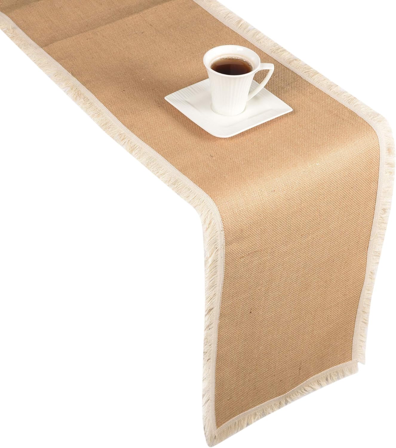 Best Burlap Table Runner With Fringe