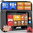 ANCEL Scanner V5BT Bidirectional Scan Tool with All Systems Reset Services, OBD2 Scanner Diagnostic Tool with Active Test,CAN-FD,7" Touchscreen Car Diagnostic Scanner for All Vehicles(Upgraded V6/X7)