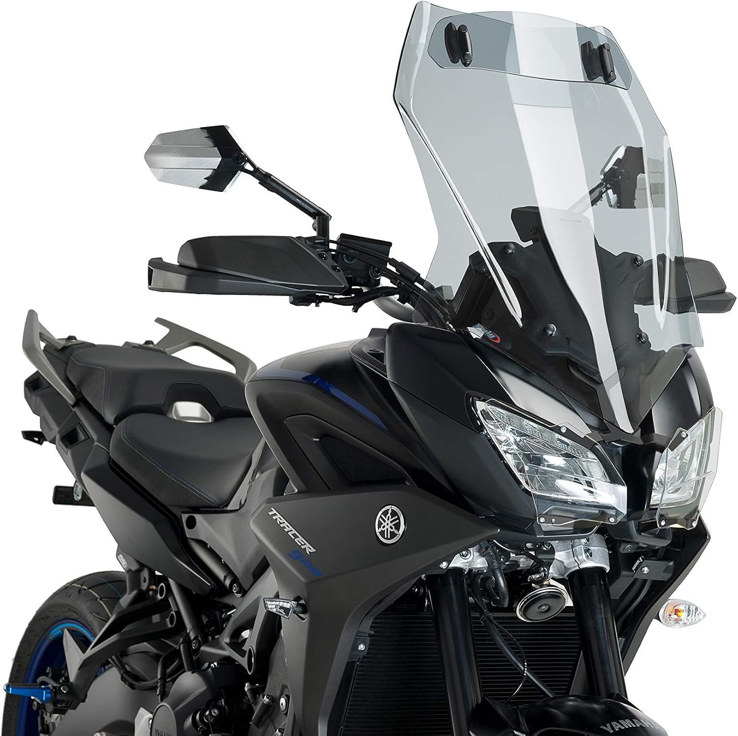 Puig Touring Dome with Visor 9726H for Yamaha MT-09 Tracer 18', YAMAHA MT-09 Tracer Gt 18', Smoked - Image 3