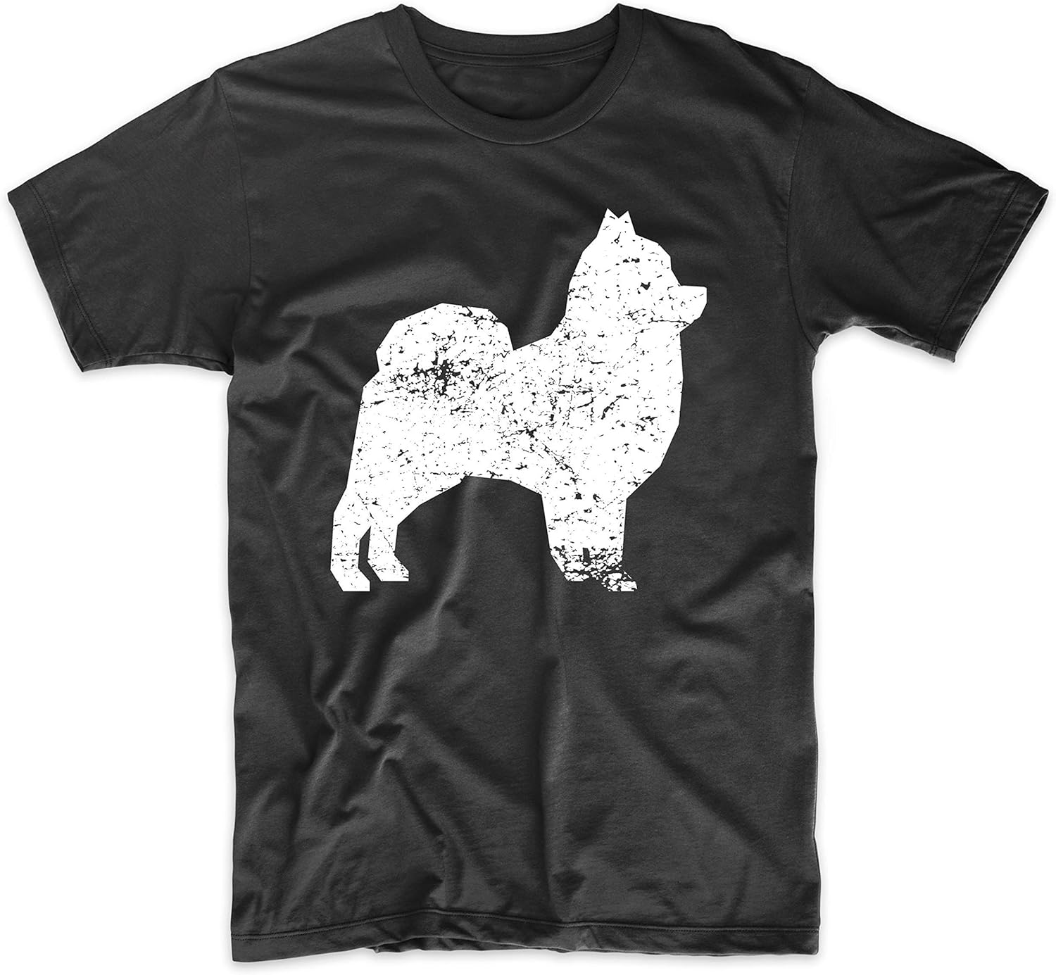 Amazon.com: Distressed Pomeranian Silhouette Dog Owner T-Shirt: Clothing