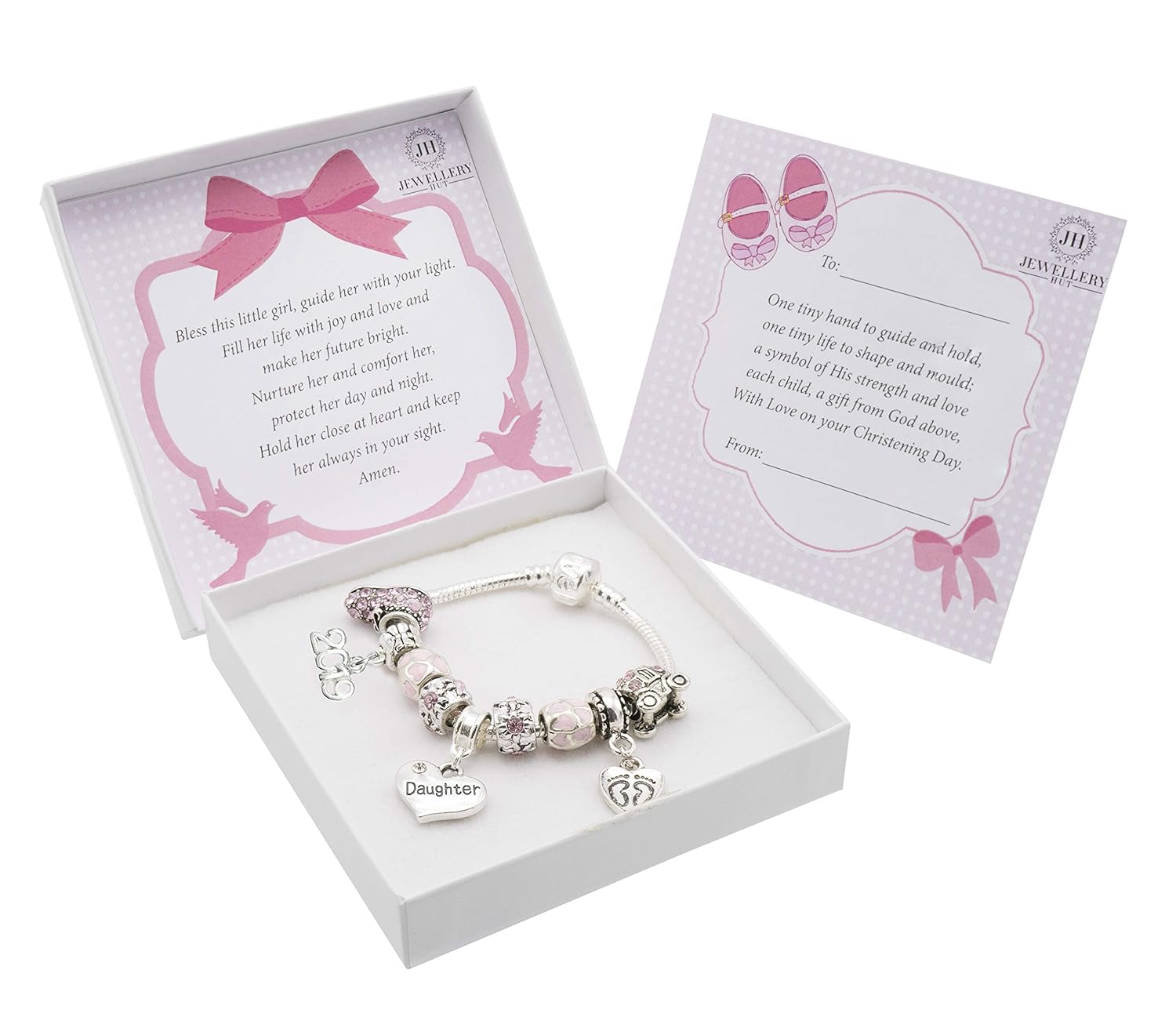 charm bracelet christening gift