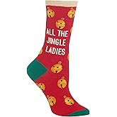 Hot Sox Women's Holiday Fun Novelty Crew Socks