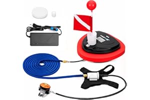 TUDIVING-Upgraded Scuba Diving Ventilator,Z270/Z500 Waterproof Portable Rechargeable Scuba Diving Tank with Breathing Regulator,Scuba Diving Gear