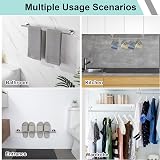 SAYAYO Towel Rail Wall Mounted 60CM Chrome SUS304 -600-C view 4