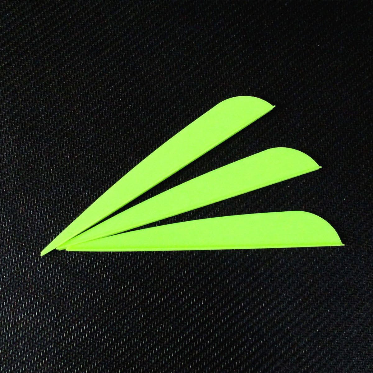 Letszhu Arrows Vanes 4 Inch Plastic Feather Fletching for DIY Archery Arrows 50 Pack (Green) : Sports & Outdoors