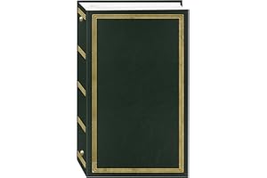 PIONEER PHOTO ALBUMS 3-Ring Photo Album 300 Pockets Hold 4x6 Photos, Hunter Green