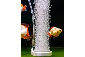 boxtech Aquarium Air Stones Oxygen Bubbler, 4 Inch Fish Tank Quiet Oxygen Aerator, Air Pump Accessories Airstones for Fish Tank and Hydroponics