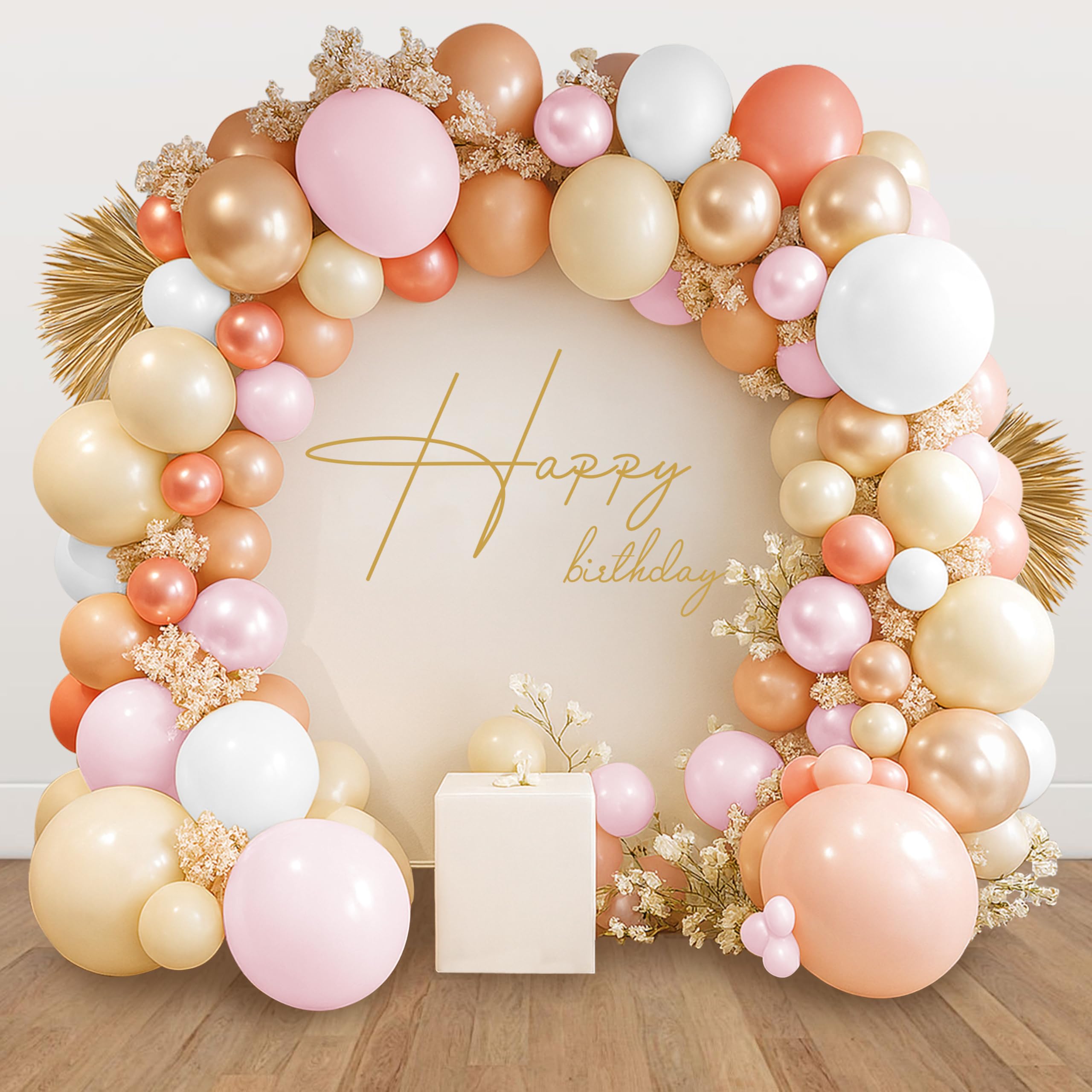 Photo 1 of Balloon Arch Kit Pink, 157 Pcs Pastel Blush Pink Kit, Different Size, Light Ivory Pearl Sand Nude Cream White Dusty, for Garland Bridal Baby Shower Gender Reveal Wedding Birthday Party Decorations