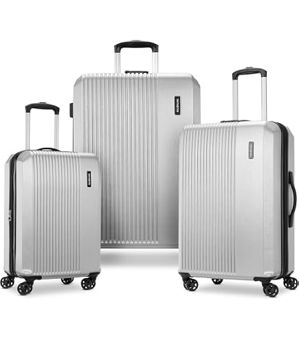 Amazon.com | Samsonite Element XLT Hardside Set Silver | Luggage Sets