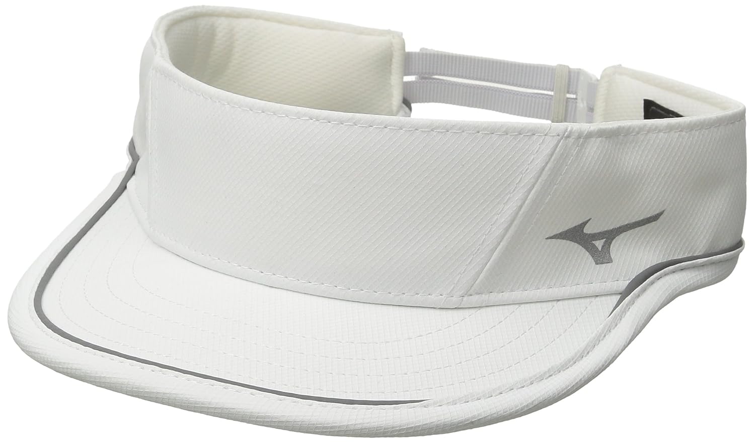 Mizuno Running Mens Elite Run Visor White One Size Mizuno Running