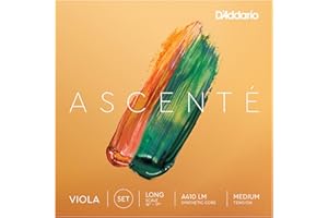 D'Addario Ascenté Viola Strings - A410 LM - Medium Tension - Full Set - Long Scale