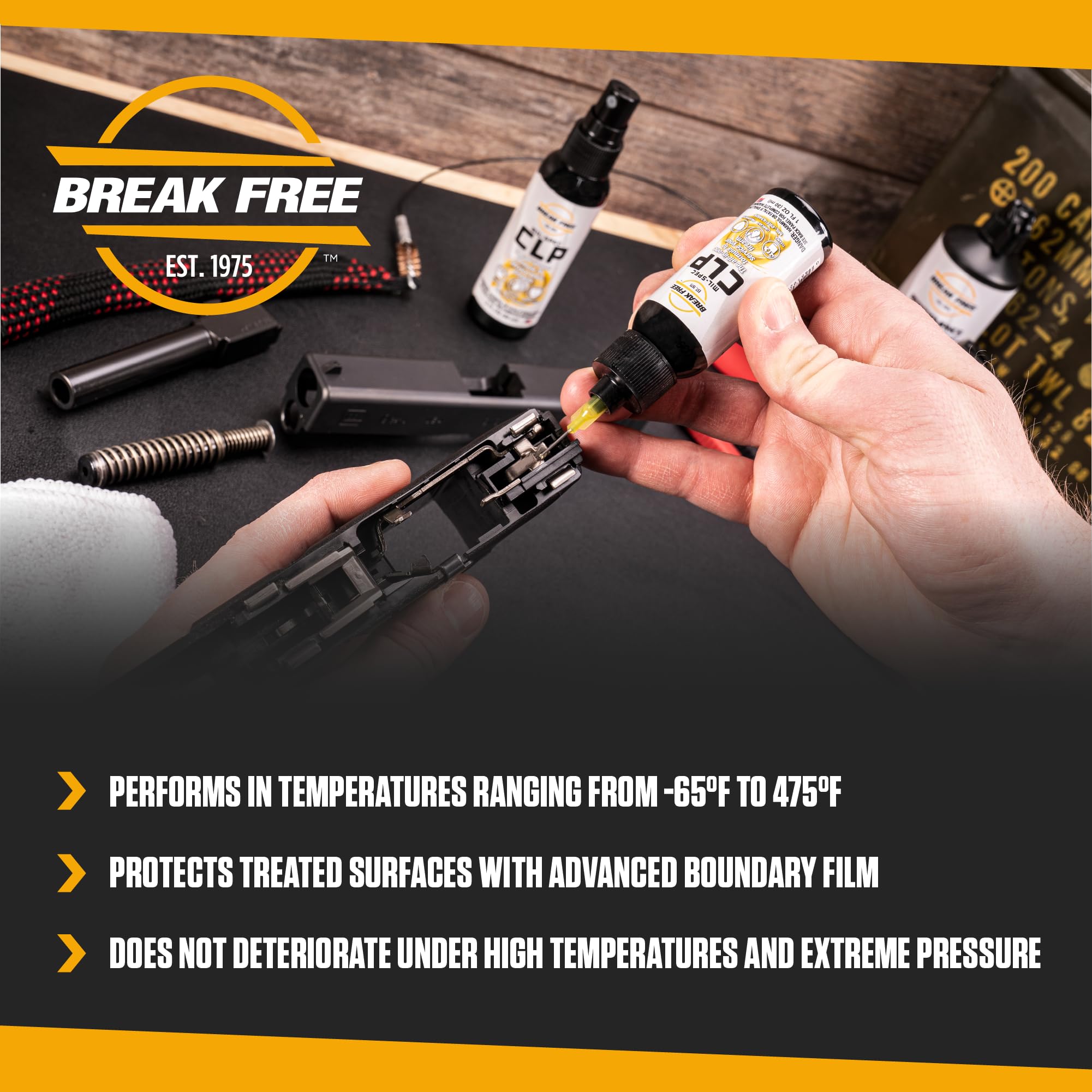 Break Free CLP Cleaner Lubricant and Preservative Aerosol Gun Cleaner