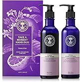 Neal's Yard Remedies Take A Moment Citrus Gift Set, Hand Wash & Hand Lotion With Essential Oils, Vegan & Cruelty-Free, Set of 2