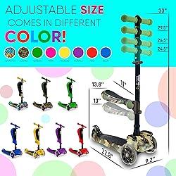 Hurtle Kids Scooter - Child Toddler Kick Scooter