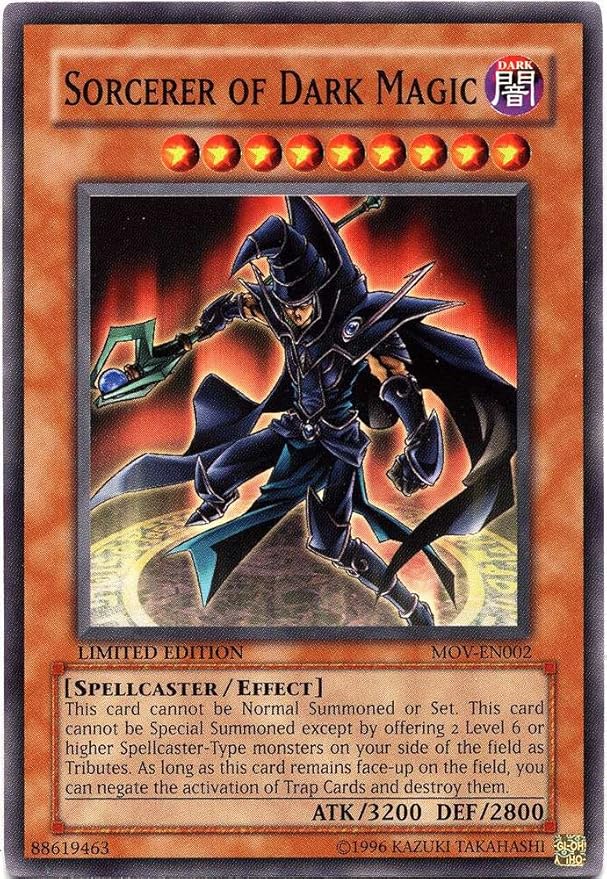 YuGiOh! Sorcerer of Dark Magic (MOVEN002) YuGiOh The Movie Promo The..., Single Cards