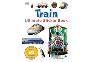 Ultimate Sticker Book: Train: More Than 60 Reusable Full-Color Stickers
