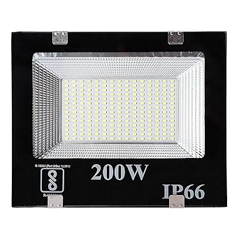 Gesto 200 Watt Ultra Thin Slim Ip66 LED Flood Outdoor Light Cool White Waterproof