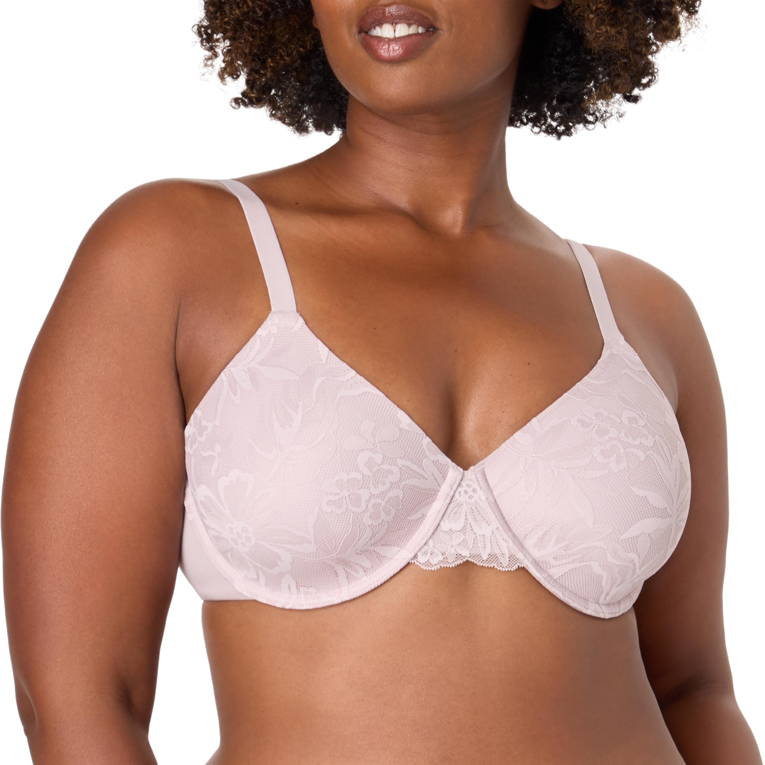 Bali Women’s Underwire Bra, Breathe T-Shirt Bras for Women, Full Coverage, Padded, Most Comfortable, Cotton Modal