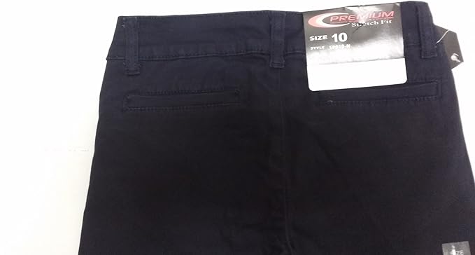 skinny navy school trousers