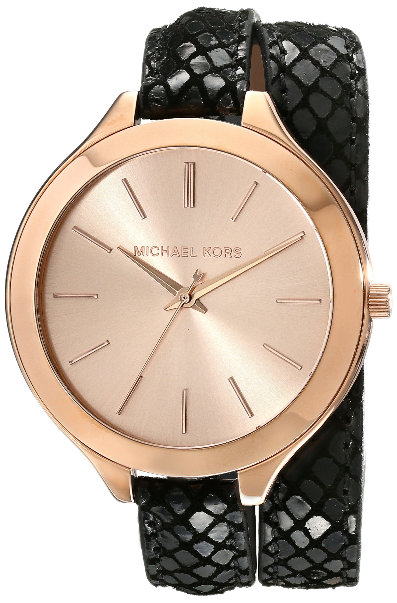 michael kors double strap watch