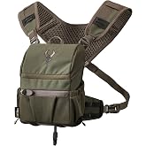 Badlands Bino EZ - Modular Binocular Harness System, Olive, Medium | Featuring a magnet-free bungee closure and full-coverage lid for enclosed optics protection