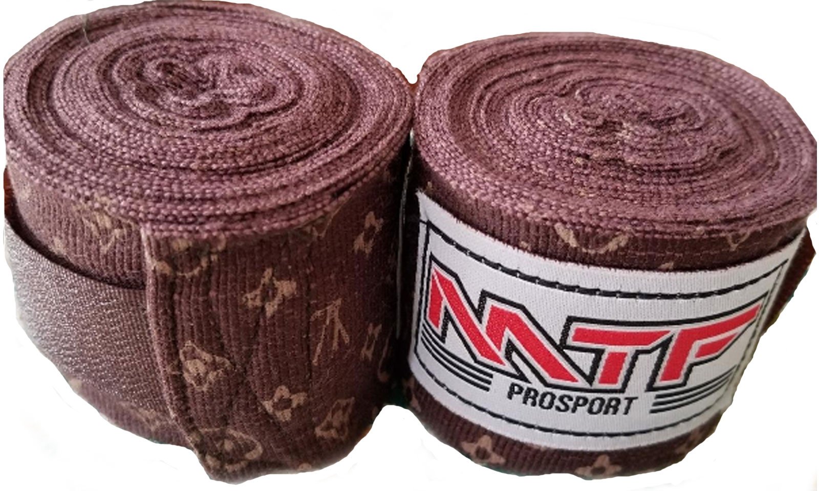 MTF Hand Wraps Muay Thai Boxing MMA K1 Fitness Gear Color Brown Size 180 inches Handwraps for
