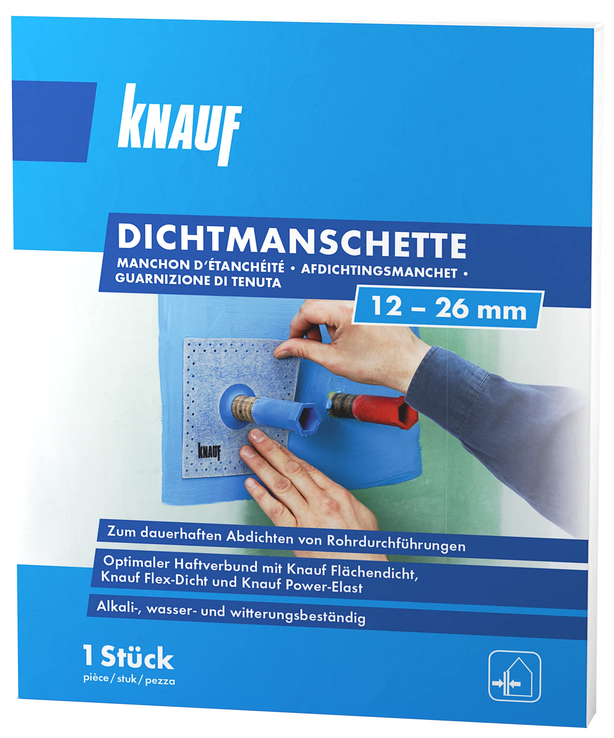 Knauf 447664 Sealing Cuff 12-26, Blue, 12-26 mm