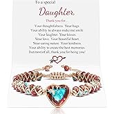 MOOGEEN Handmade Beaded Bracelets for Women Gifts for Granddaughter Daughter Mom Best Friend Bestie Sister Jasper Heart Bracelets Boho Natural Stone Colorful Beads Wrap Bracelet Turquoises Jewelry