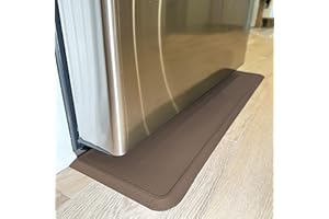 Xtreme Mats Refrigerator and Appliance Spill Floor Liner Mat, Drip Tray and Leak Catcher Mat, 27" or 37" Modern Heavy Duty Rubber - Slate Grey or Cappuccino (Cappuccino, 37" 1/2 L x 8" 1/2 D)