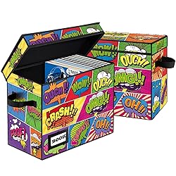 YNSZAS 2 Pack Comic Book Storage, Comic Book