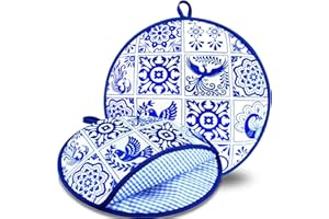 2 Pack 12 Inch Tortilla Warmer Pouch, Insulated Microwaveable Fabric Tortilla Keeper Holder, Keeps Warm up to 1 Hour for Tort