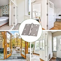 6 Pack Satin Nickel Door Hinges Brushed Nickel 3.5
