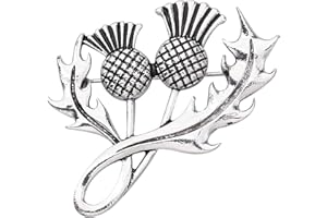 CENWA Double Scottish Thistle Brooch Pin Scottish Brooch