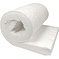 Ceramic Fiber Insulation, 2" Thick x 16" x 48", 2400F Fireproof Insulation Blanket, 3037E