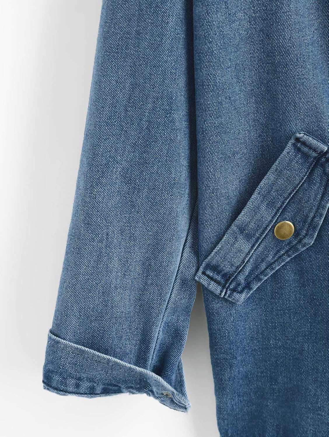 zaful button up denim jacket and hooded vest