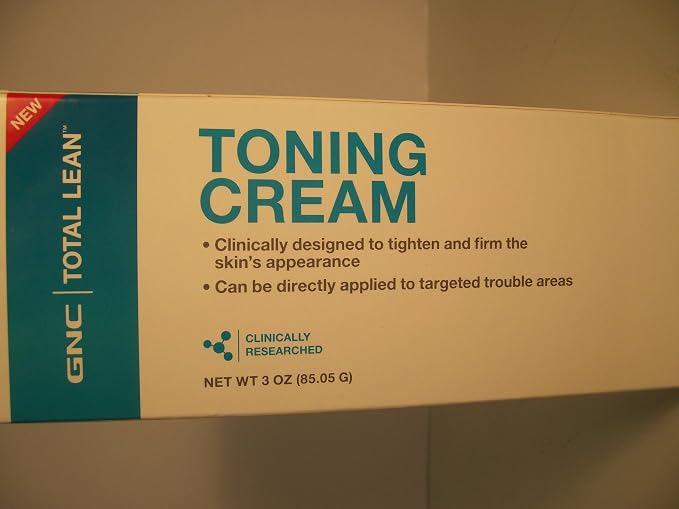 GNC Total Lean Toning Cream, 3 oz Body Gels