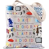 Lywjyb Birdgot Musical When I Grow Up Tote Bag Musical Theatre Gift Bookworm Gift for Women