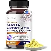 HarmoVira Alpha Lipoic Acid Acetyl-L-Carnitine - Support Bladder Cleanse, Urinary Tract Health - 180-day Supply