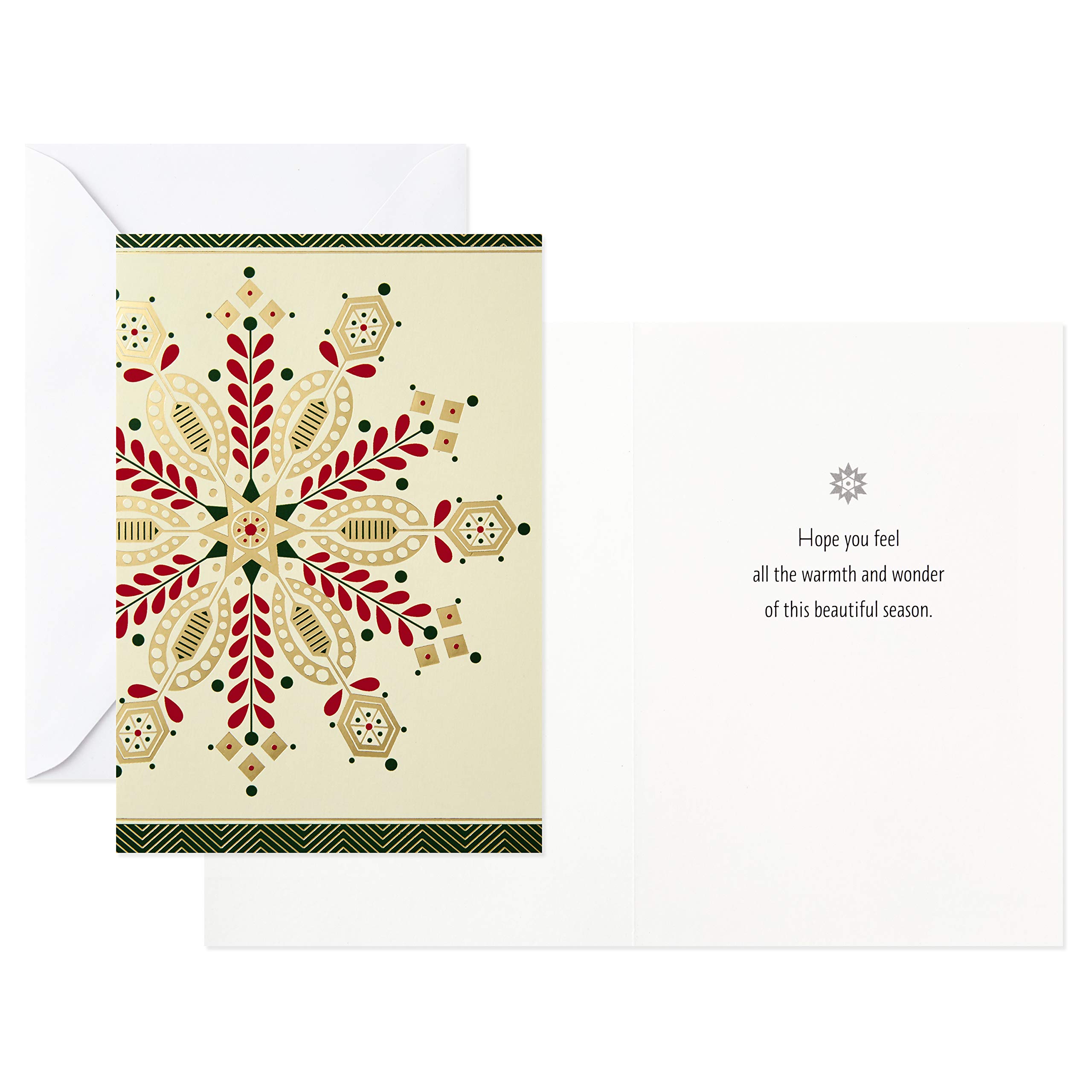Image Arts Christmas Boxed Cards Assortment, Elegant Icons (4 Designs, 24 Cards with Envelopes)