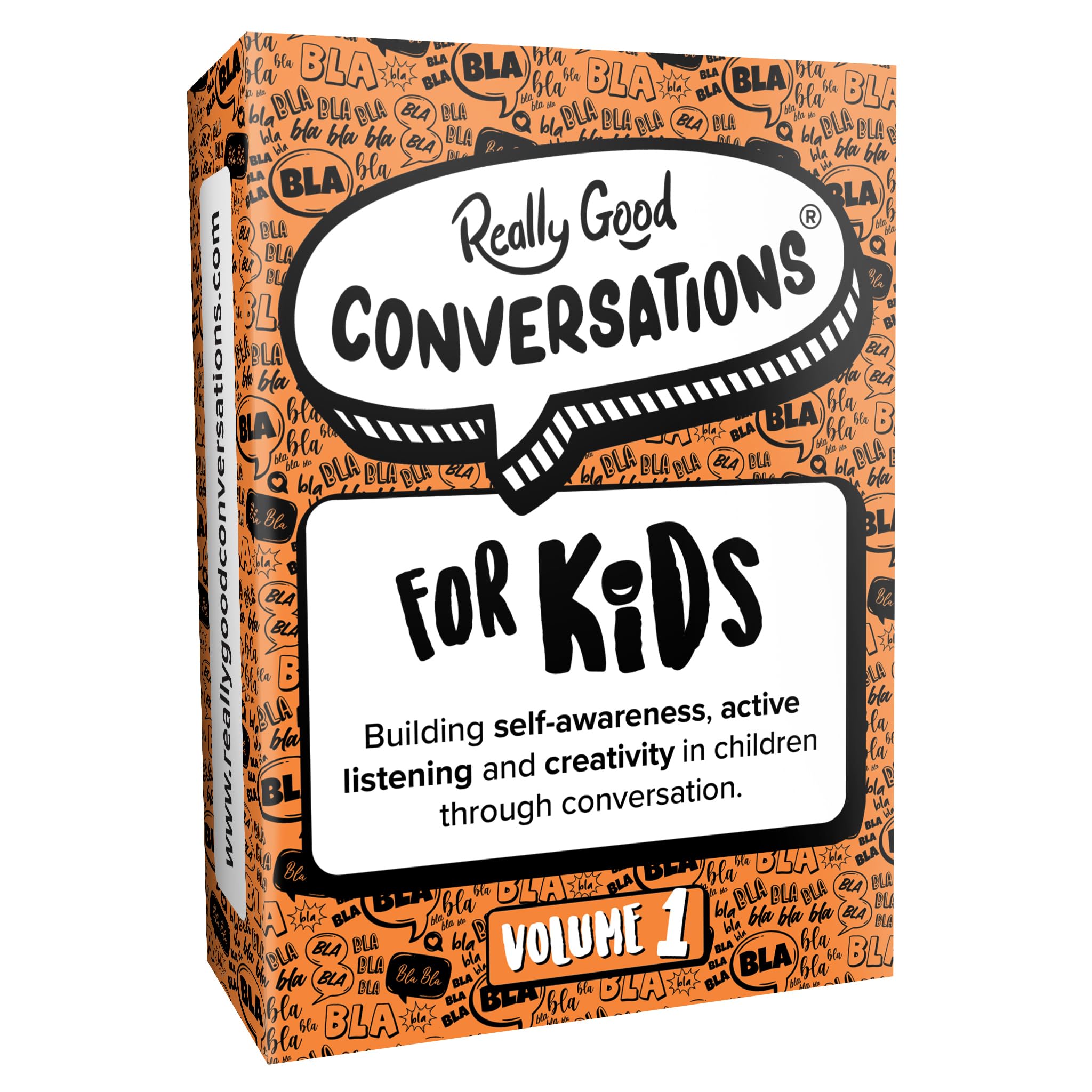 Really Good Conversations for Kids: Vol. 1 - UK Made Conversation Cards for Kids, The Fun Family Game that Develops Communication Skills, Active Listening, ADHD Aids, the perfect kids card game — image 1