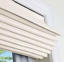 Arlo Blinds Cordless Fabric Roman Shades Light
