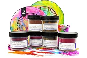 PRO CHEMICAL & DYE INC. PRO Chemical Disc Golf Dye Kit | Personalize Your Discs However You Want |Disc Golf Discs Tie Dye |Perfect for Beginners to Disc Dyeing | Disc Golf Accessories