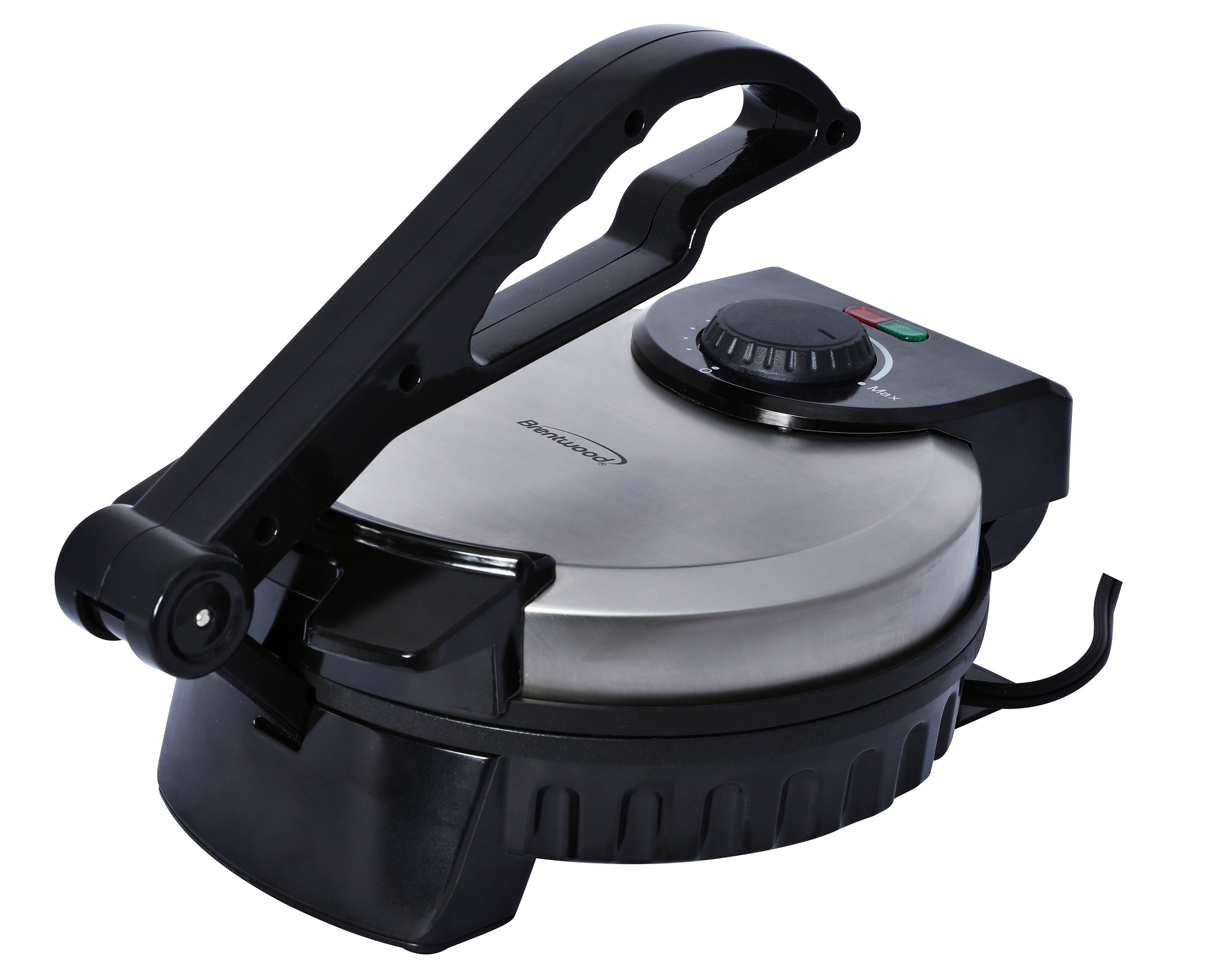 Brentwood TS127 Stainless Steel NonStick Electric Tortilla Maker, 8