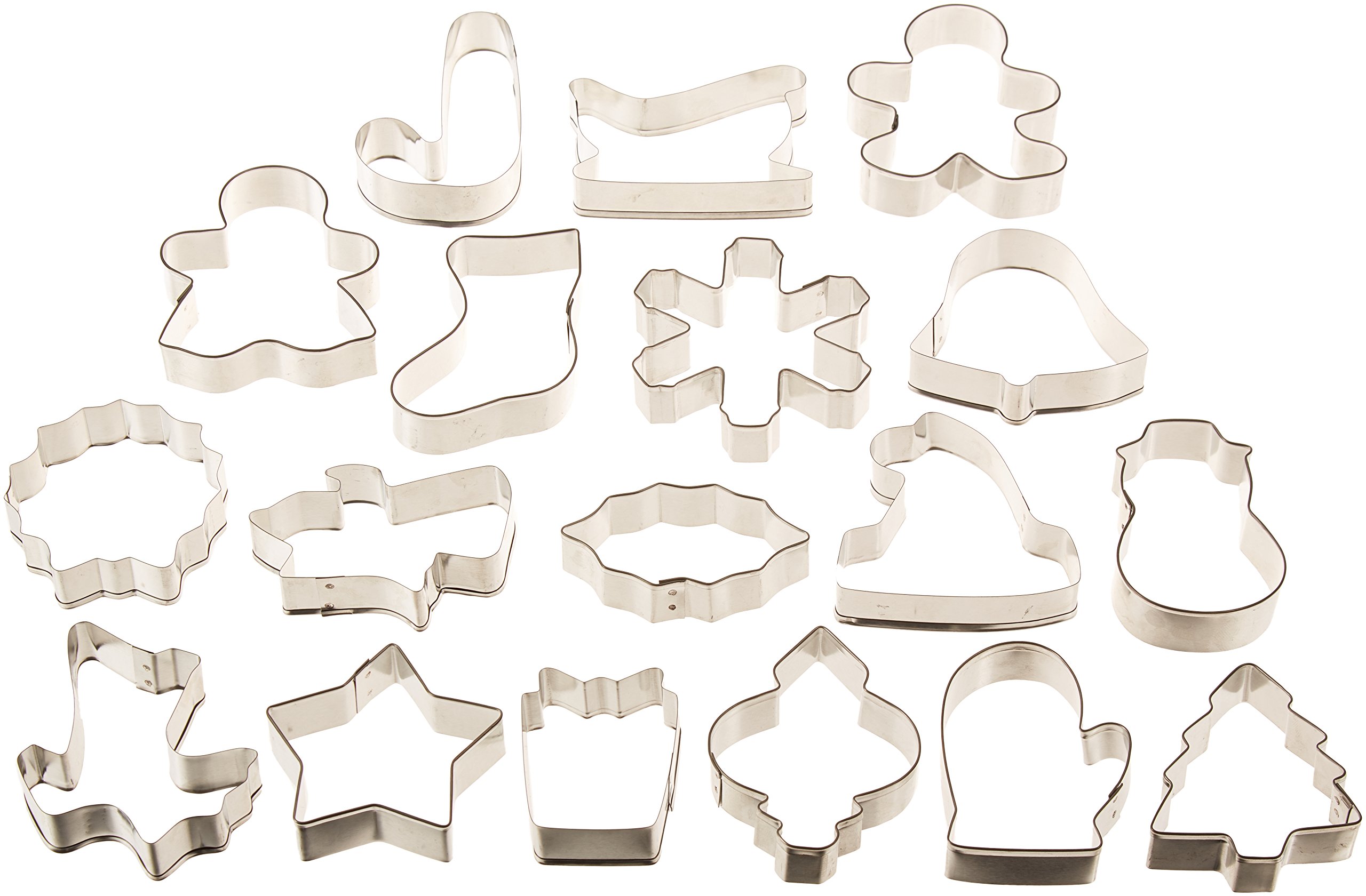 Wilton Holiday 18 pc Metal Cookie Cutter Set, Buy Online in United