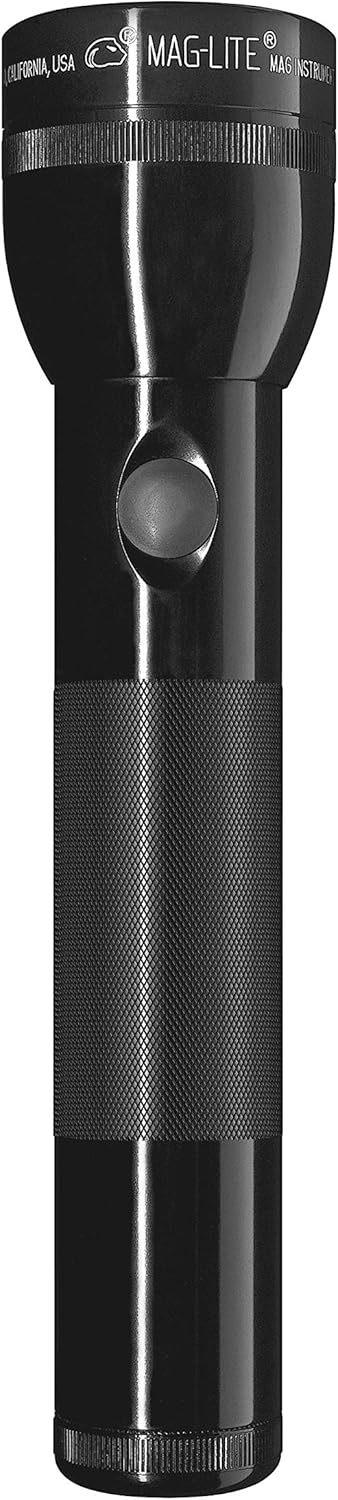 Maglite LED 2-Cell D Flashlight, Black - Basic Handheld Flashlights - 