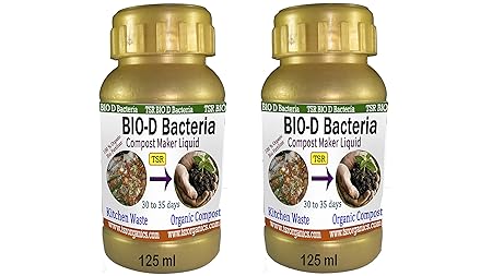 TSR Garden Store Bio D Bacteria Compost Maker Liquid 125ml + 125ml Kitchen, Garden, Hotel Waste to Compost
