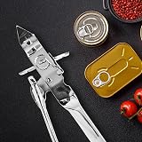 AEX Stainless Steel Butterfly Can Opener with Non-Slip Handle UK Portable view 3